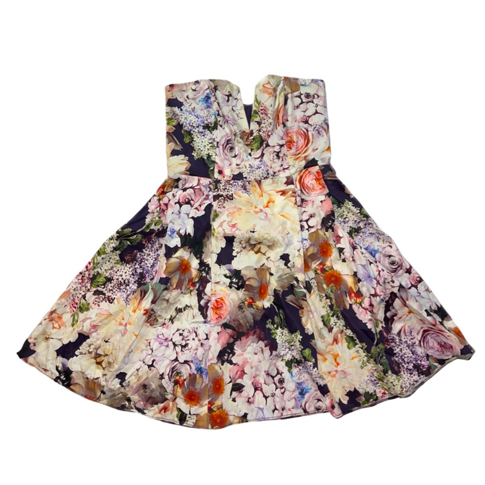 ASOS Floral Sleeveless Mini Dress Size 4 Small